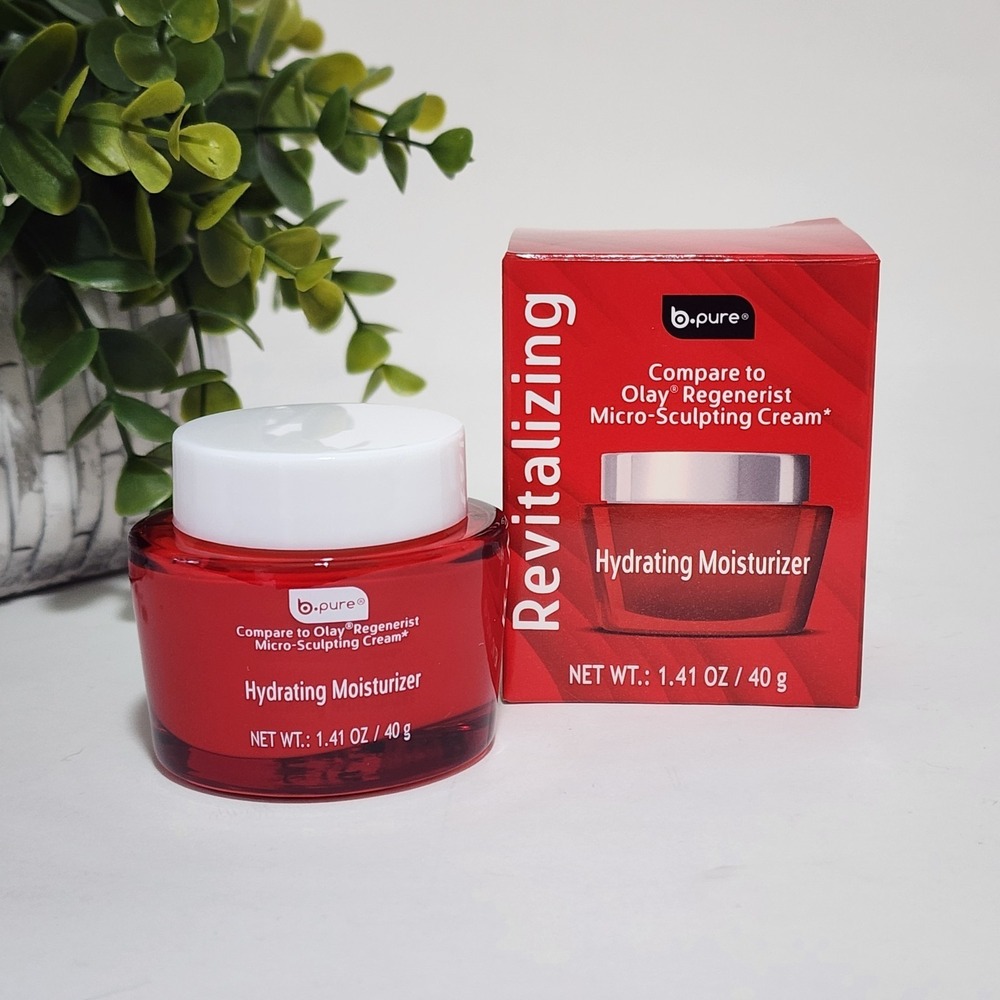Revitalizing Hydrating Moisturizer with Hyaluronic Acid Peptides Vitamins B3 B5
